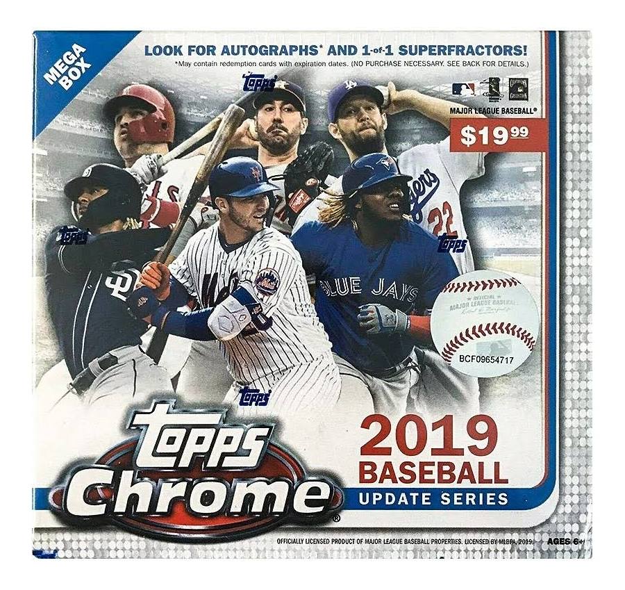 2019 TOPPS CHROME BASEBALL MEGA BOX