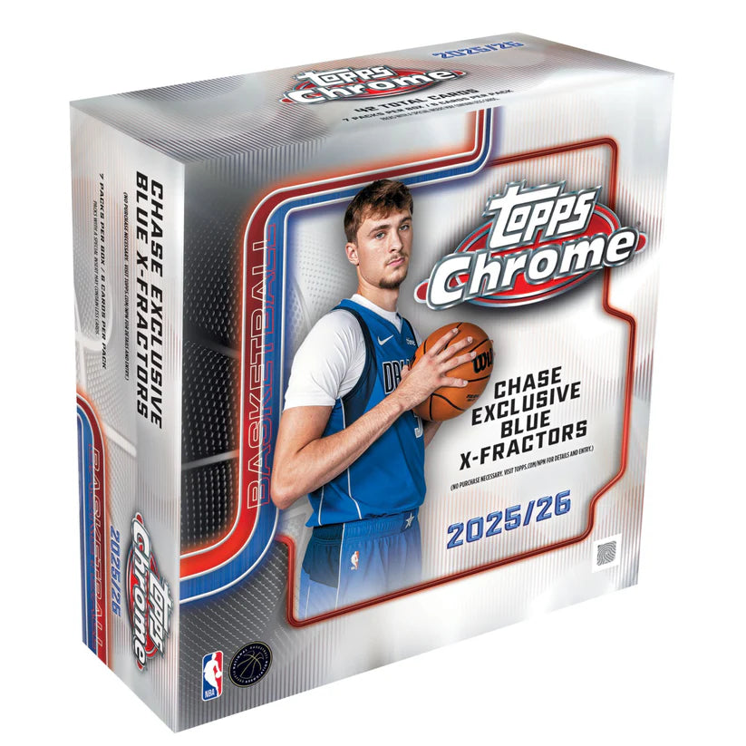 2025 TOPPS CHROME NBA MEGA BOX