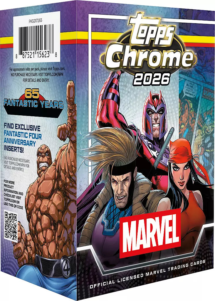 2026 TOPPS CHROME MARVEL COMICS BLASTER