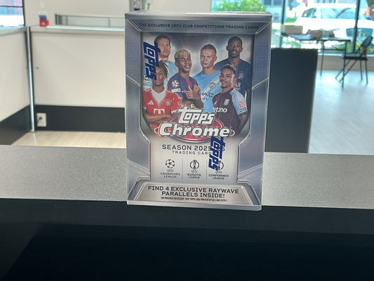 2025 TOPPS CHROME UEFA SOCCER BLASTER