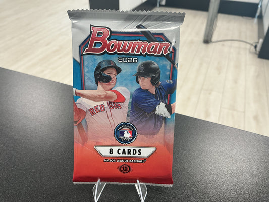 2026 BOWMAN BASEBALL PACKS-8 cards