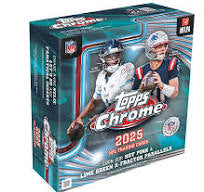 2025 Topps Chrome NFL Mega box