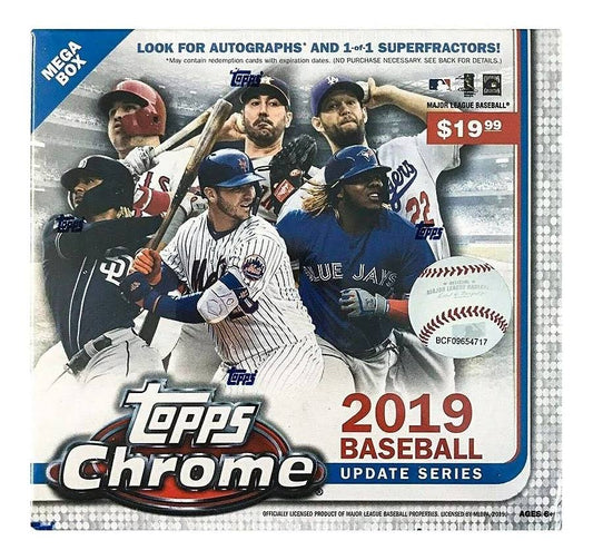 2019 TOPPS CHROME BASEBALL MEGA BOX