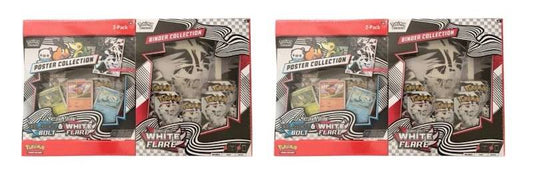 POKÉMON SAMS CLUB BOLT & WHITE FLARE POSTER 2 pack