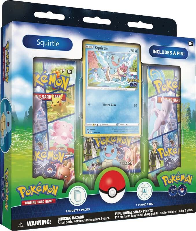 POKÉMON SQUIRTLE PIN COLLECTION BOX