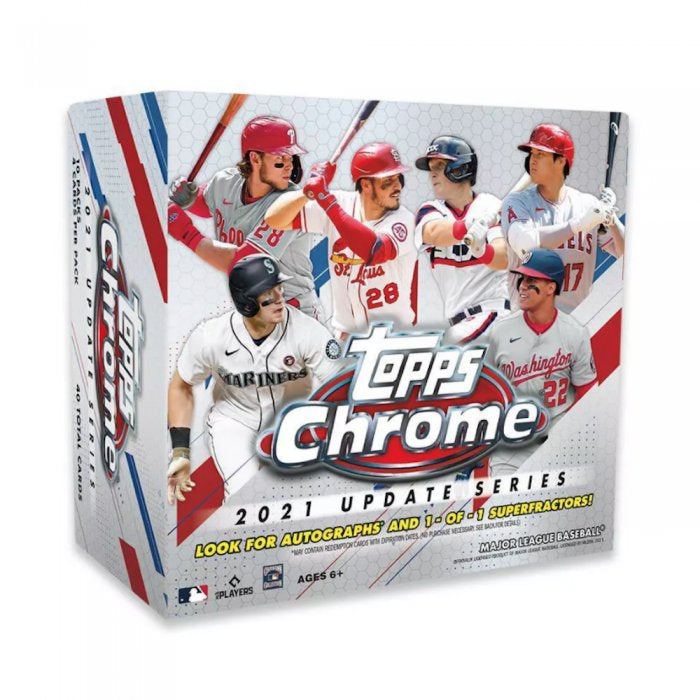 2021 TOPPS BASEBALL CHROME UPDATE SERIES MEGA BOX