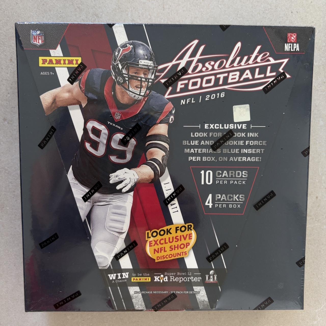 2016 ABSOLUTE FOOTBALL HOBBY HYBRID BOX