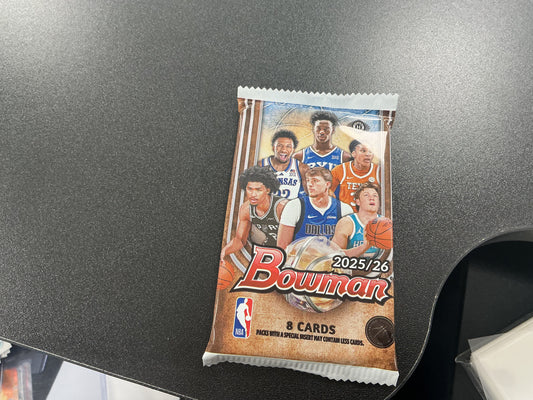 2025 BOWMAN HOBBY PACK- 8 cards