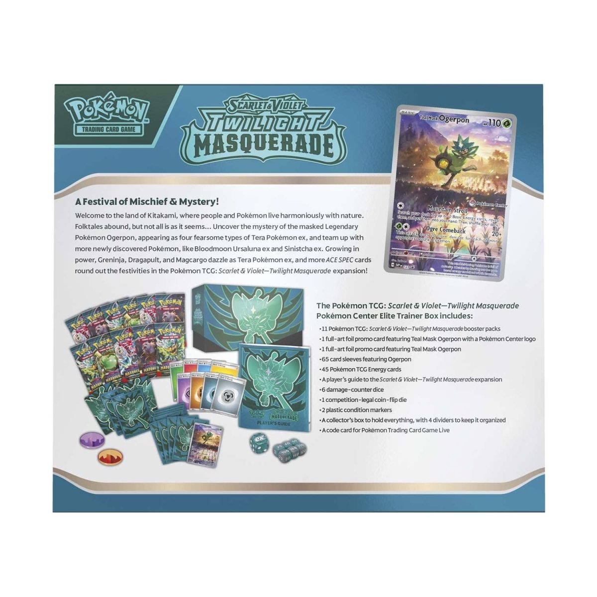 Pokémon Scarlet & Violet: Twilight Masquerade Elite Trainer Box